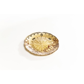 Dekorativní talíř Compass Gold O21cm