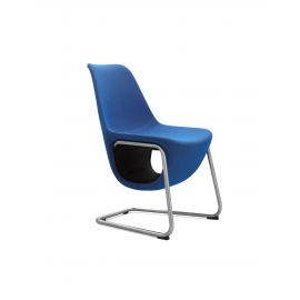 Pelikan židle v modré látce
