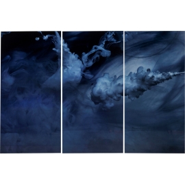 Obraz na skle Triptychon Clouds 160×240 cm - set 3 kusů