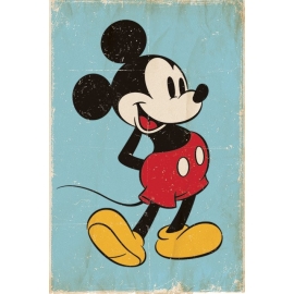 Posters Plakát, Obraz - Myšák Mickey (Mickey Mouse) - Retro, (61 x 91,5 cm)