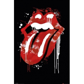 Posters Plakát, Obraz - Rolling Stones - graffiti lips, (61 x 91,5 cm)