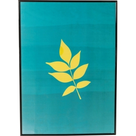 Obraz s rámem Leaf 71×51 cm