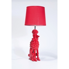Stolní lampa Pudel Red