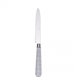 BISTRO Nůž pruhy - modrá/bílá