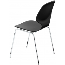 Florence černá židle s chromem