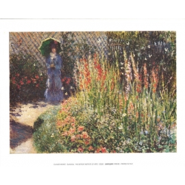 Posters Reprodukce Claude Monet - Gladioly - Mečíky , (50 x 40 cm)
