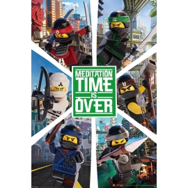 Posters Plakát, Obraz - Lego Ninjago Film - Six Ninjas, (61 x 91,5 cm)