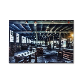 Obraz skleněný Factory 100x150cm