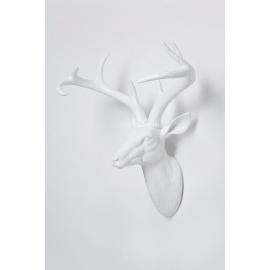 Deco Head Deer White