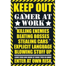 Posters Plakát, Obraz - Gaming - keep out, (61 x 91,5 cm)