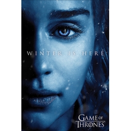 Posters Plakát, Obraz - Hra o Trůny (Game of Thrones): Winter Is Here - Daenerys, (61 x 91,5 cm)