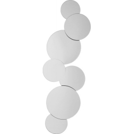 Zrcadlo Pebbles Circles LED 28x84cm