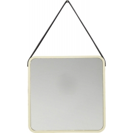 Zrcadlo Salute čtvercové zlaté 40x40cm