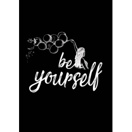 Posters Umělecké fotografie Be yourself - Black