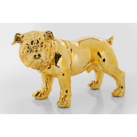 Dekorativní figurka  Bulldogge Gold Eco 42cm
