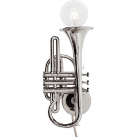 Nástěnné svítidlo Trumpet Jazz - zlaté