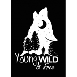 Posters Umělecké fotografie Young, Wild & Free - Black