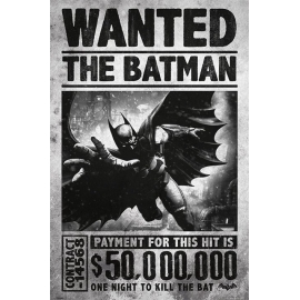 Posters Plakát, Obraz - BATMAN ARKHAM ORIGINS - wanted, (61 x 91,5 cm)