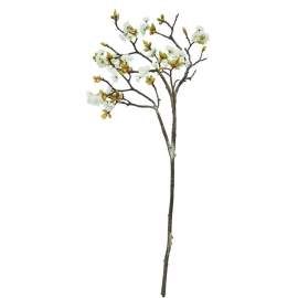 FLORISTA Větvička kvetoucí třešeň 30 cm - krémová