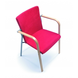 Kala konferenční židle v červené