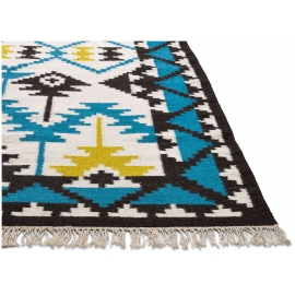 Peru koberec tyrkysový
