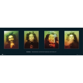 Posters Plakát, Obraz - Bob Marley - faces, (91 x 30 cm)