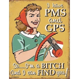 Posters Plechová cedule Schonberg - PMS & GPS, (31,8 x 40,6 cm)