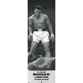 Posters Plakát, Obraz - Muhammad Ali vs. Sonny Liston, (53 x 158 cm)