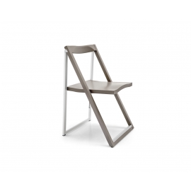 Skip židle dřevěná s hliníkem