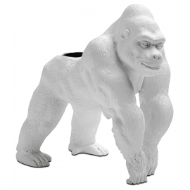 Gorilla svícen v bílé barvě