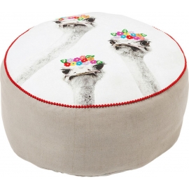 Floor Cushion Ostrich Sisters O50cm