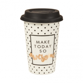 COFFEE DELUXE Cestovní hrnek na kávu "Go Awesome"