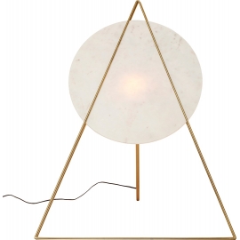 Stojací lampa Triangle Marble White