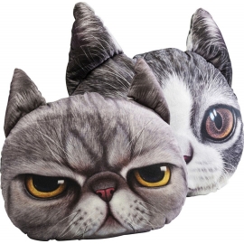 Polštář 3D Cat Face, různé druhy