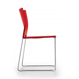 Ariz plastová židle červená