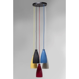 Závěsná lampa Art Colore Spiral - 5 světel