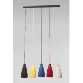 Závěsná lampa Art Colore Dining - 5 světel