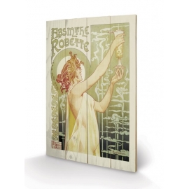 Posters Obraz na dřevě - Absinthe Robette, (40 x 59 cm)