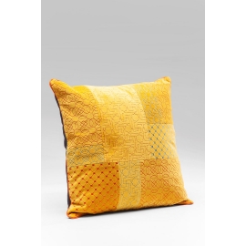 Cushion Patchwork Bright Orange 40x40cm