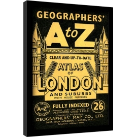 Posters Obraz na zeď - Londýn - A-Z Vintage