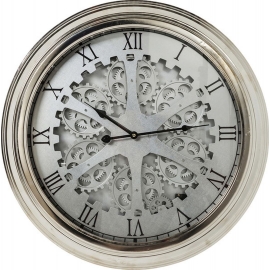 Wallclock Gear Silver