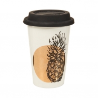 COFFEE DELUXE Cestovní hrnek na kávu ananas