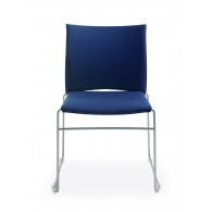 Ariz čalouněná židle v modré látce