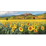 Posters Reprodukce A. Galasso - Girasoli, (100 x 50 cm)