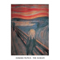 Posters Obraz, Reprodukce - Výkřik, 1893 - The Scream, Edvard Munch, (50 x 70 cm)