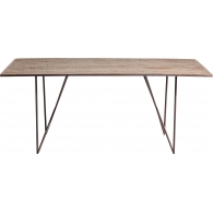 Stůl Quarry 180×90 cm - měděný