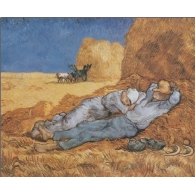 Posters Obraz, Reprodukce - Polední odpočinek, 1890, Vincent van Gogh, (30 x 24 cm)