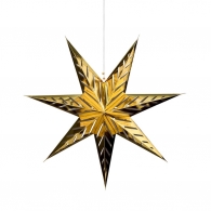 LATERNA MAGICA Papírová dekorační hvězda 60 cm - zlatá