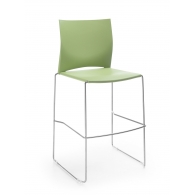 Ariz vysoká židle zelený plast