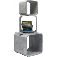 Regál Cube Square Concrete (sada tří)